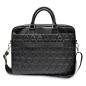 Preview: GUESS Luxus Laptop Bag Tasche Damen Herrentasche - Quilted bis 16“ Zoll schwarz